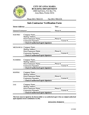 anna maria building department|How to Register as a Contractor/Subcontractor in the City of .
